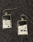 White Buffalo SS Earrings - Horizontal