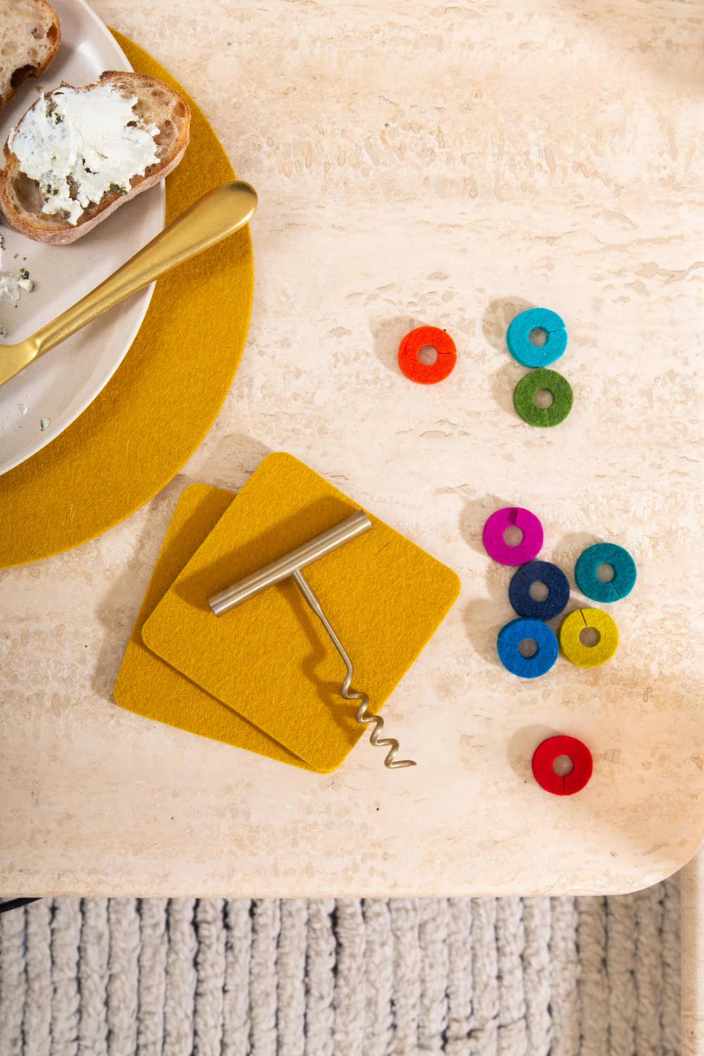 Wine-O&#39;s ROUND Wine Markers - RAINBOW