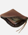 Zip Luxe Wallet - Walnut