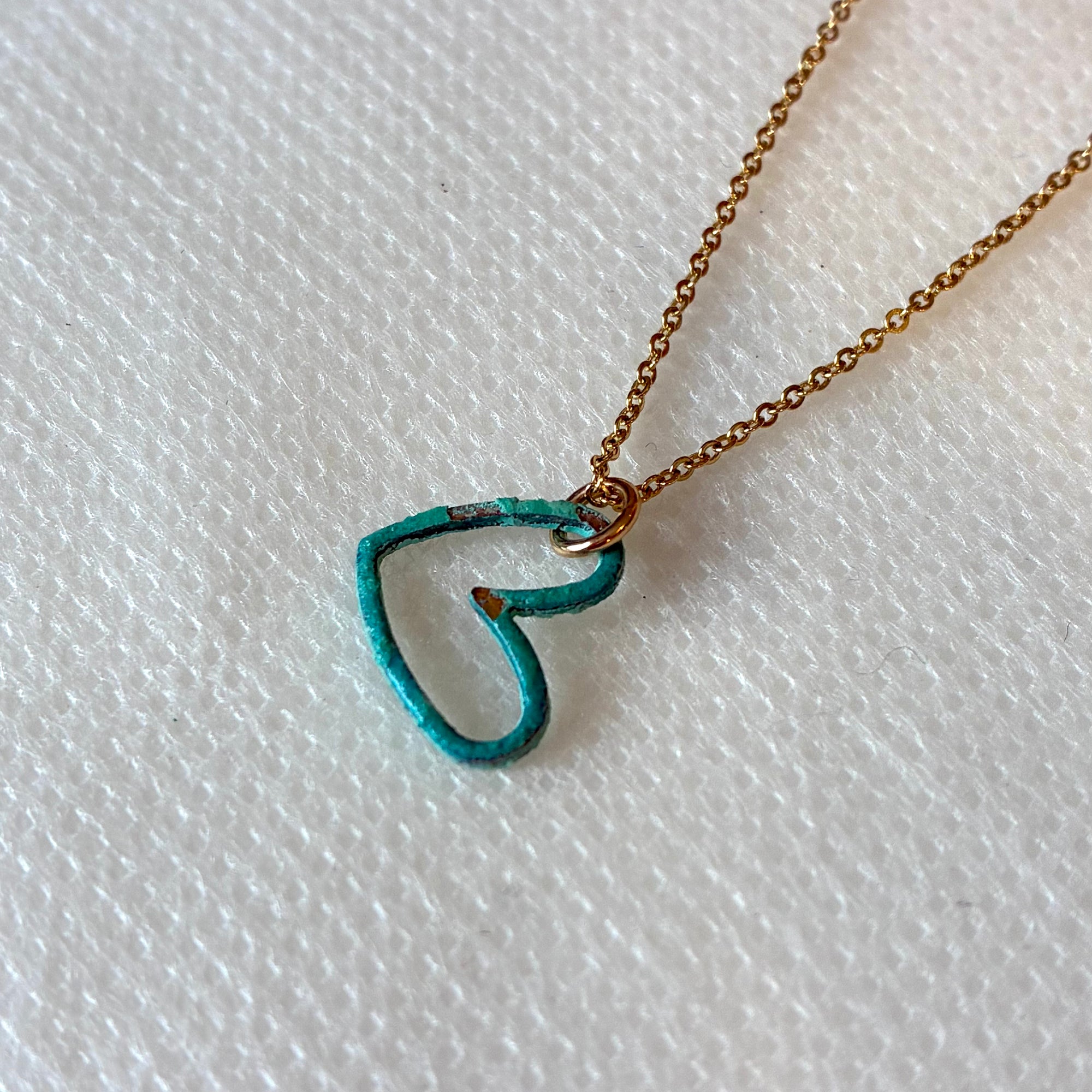 EL026-27 Heart Patina NL