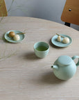 Pebble Tea Pot - Moss Green