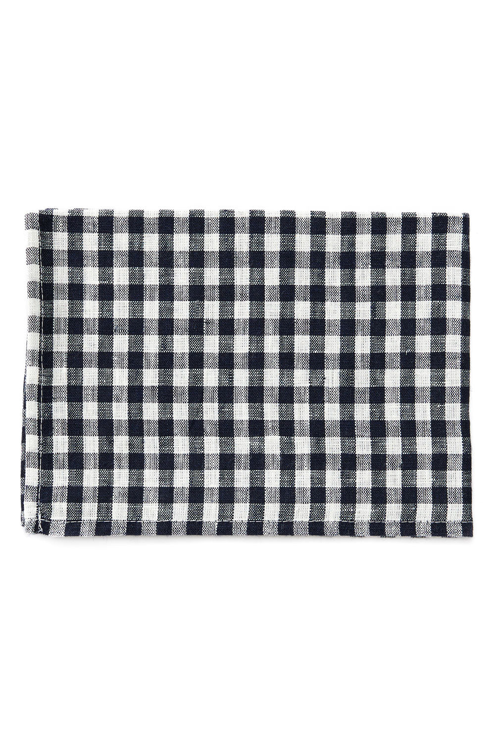 Linen Kitchen Towel - Houndstooth - Thumbnail 2