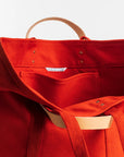 Large East West Tote - Persimmon