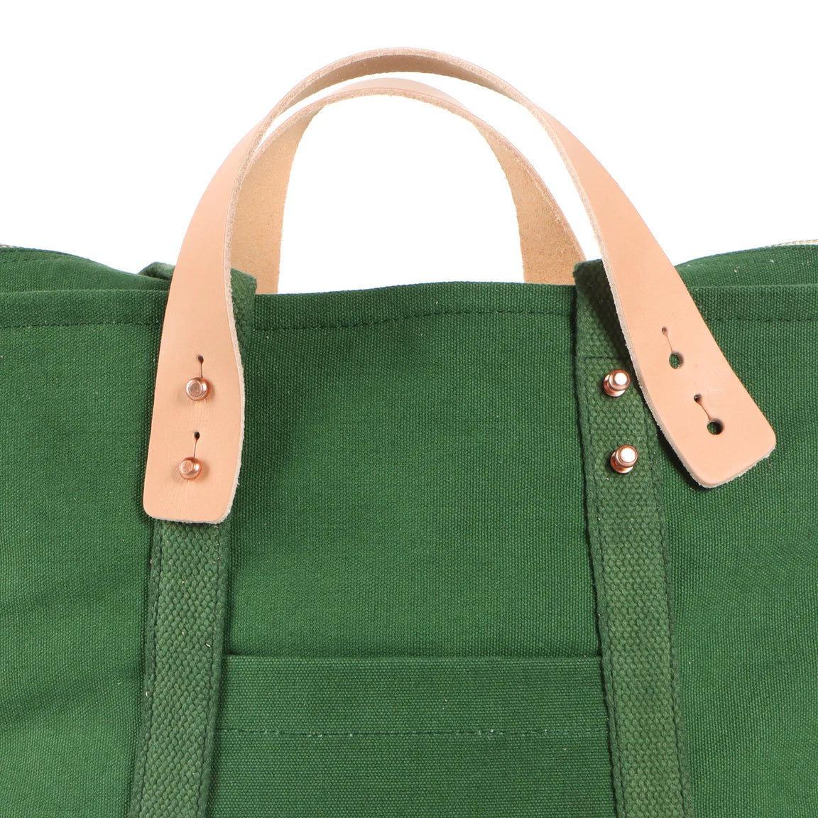 Small Zipper Tote - Pine/Ocean