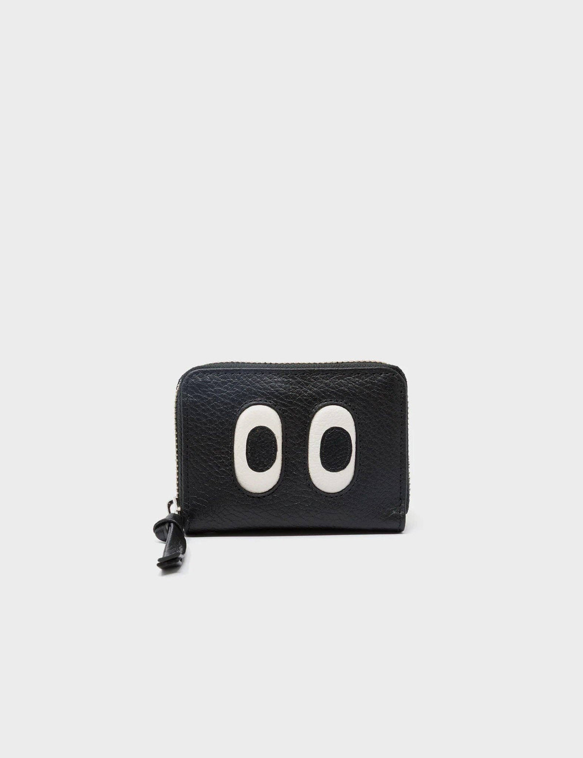 Frodo Black Leather Zip Around Wallet - Look Up 👀