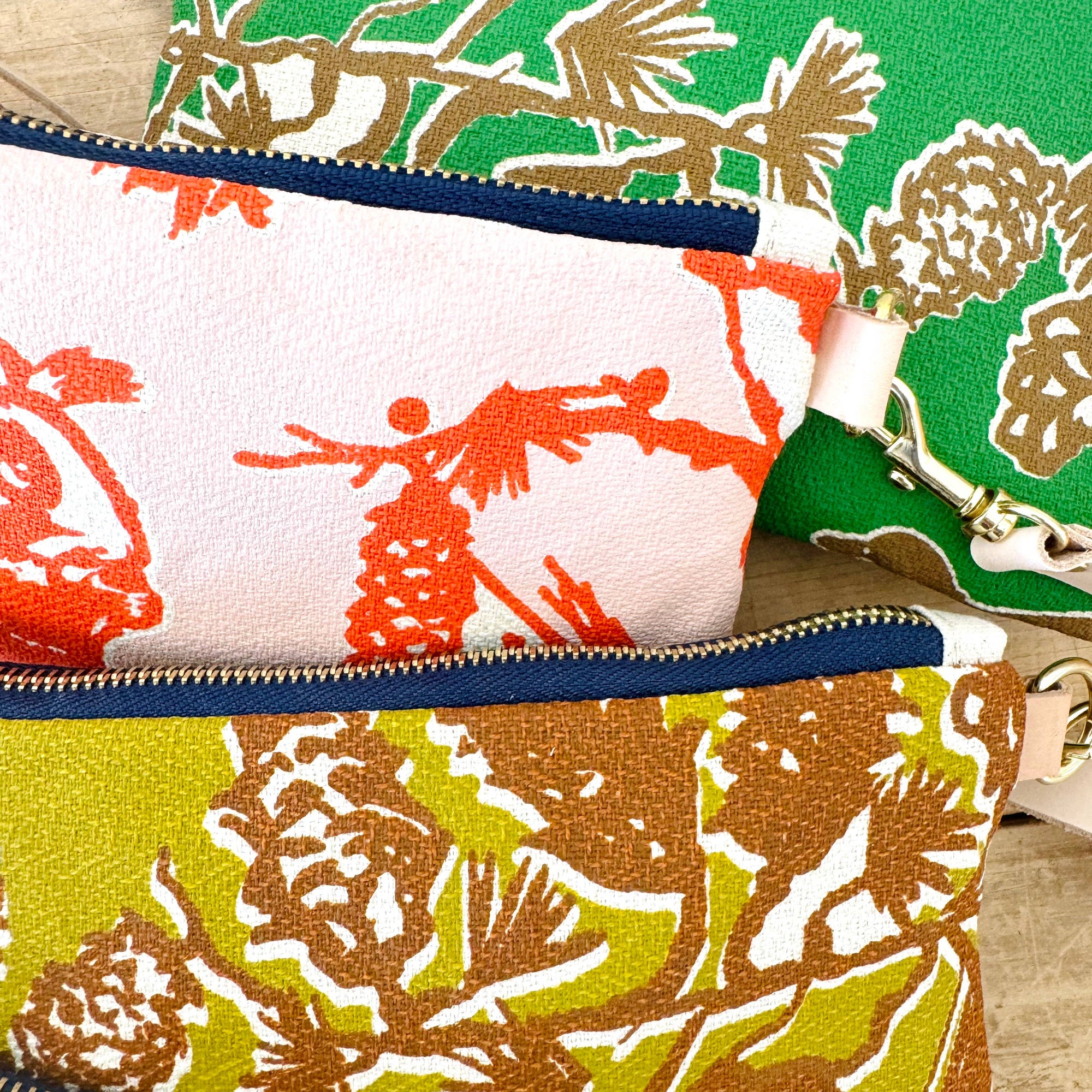 Wristlet: Pine Cone