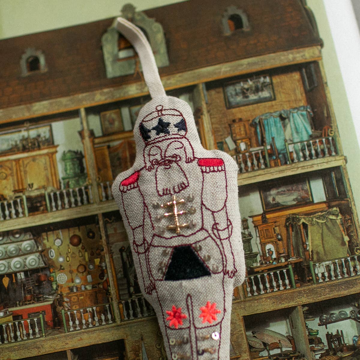 The Nutcracker, Cotton &amp; Lavender filled Ornament, Token