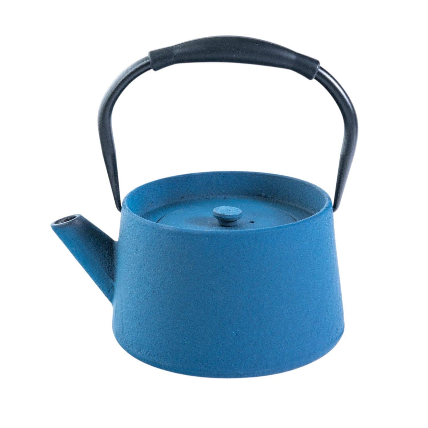 Modern Cast Iron Tea Pot - Blue 33oz