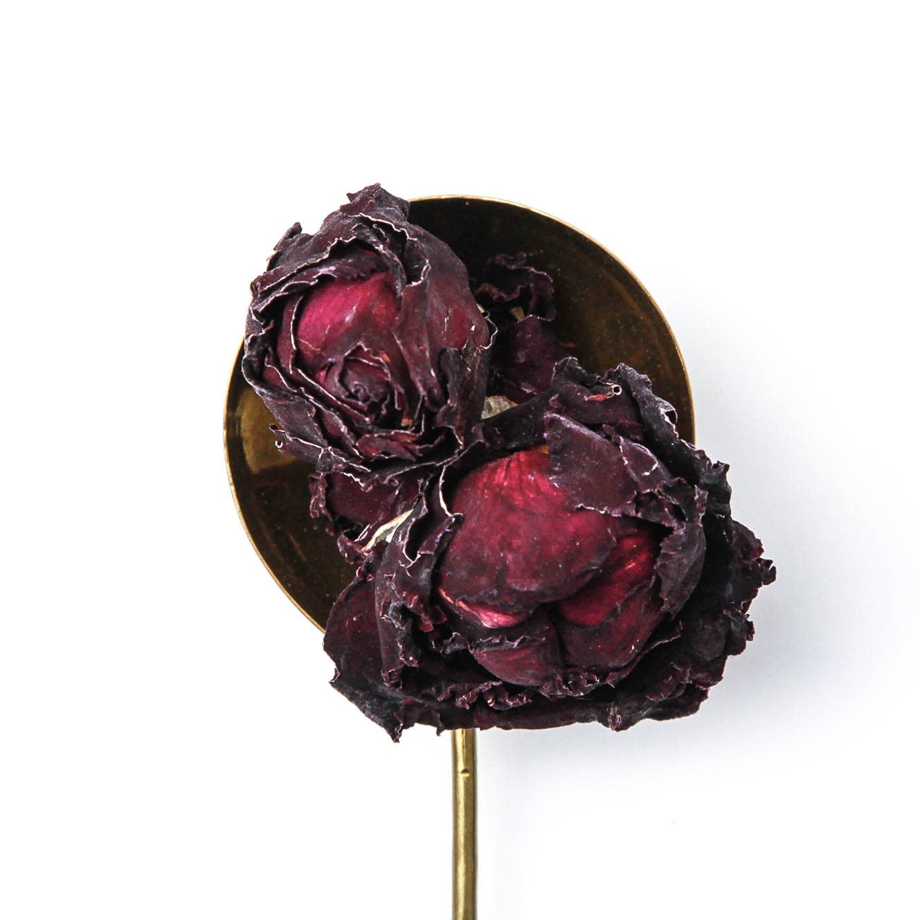 Dark Rose Glass Jar