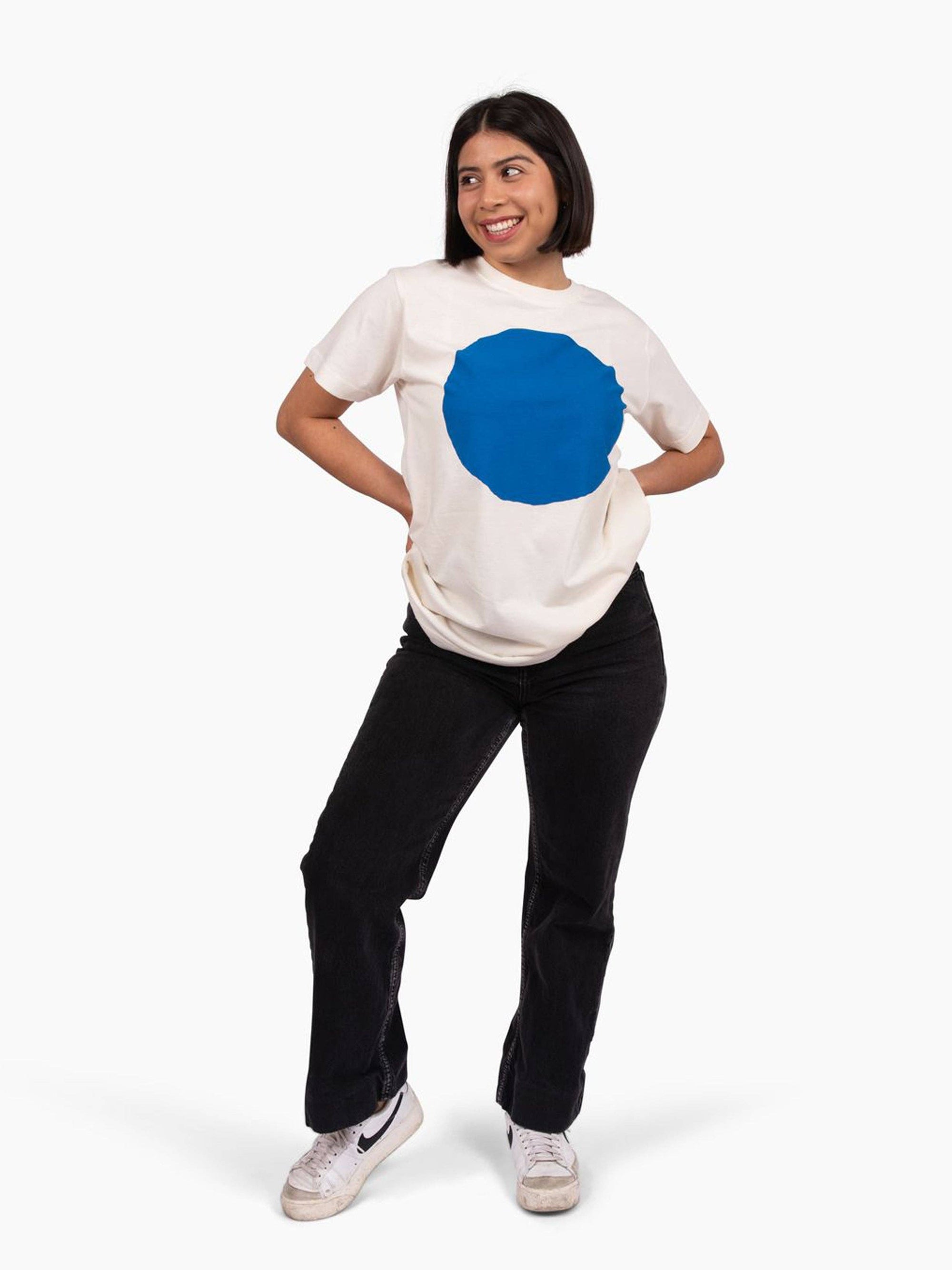 Circle Tee - Cobalt