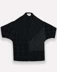 Quilted Cocoon Jacket - Charcoal