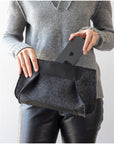 Frankie Clutch - CHARCOAL BLACK