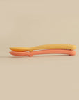 Silicone Spoon Set - Mimosa / Coral