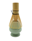 Matcha Whisk Stand - H Porcelain Celadon Green