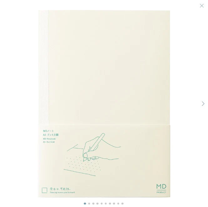 Den Note Book MD A5 Notebook, DOT GRID – STUDIO DEN