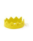 Felt Crown with Cotton Ribbon - Lemon