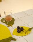 Felted Lemon Mat