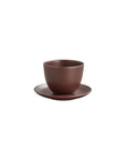 Pebble Cup and Saucer - Brown