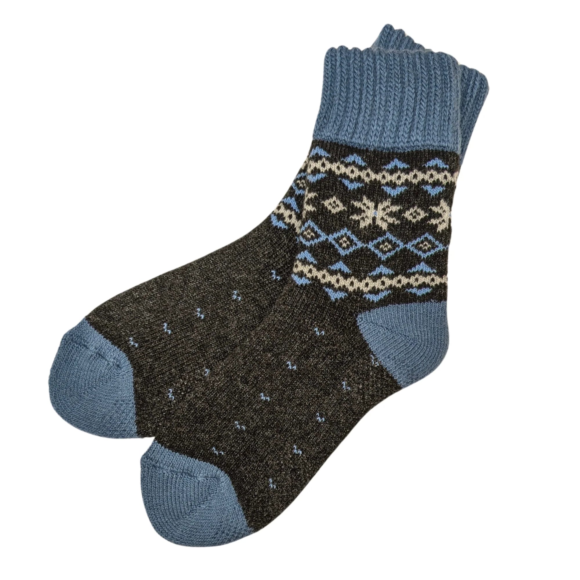 Thermal Nordic Crew Socks with Grips