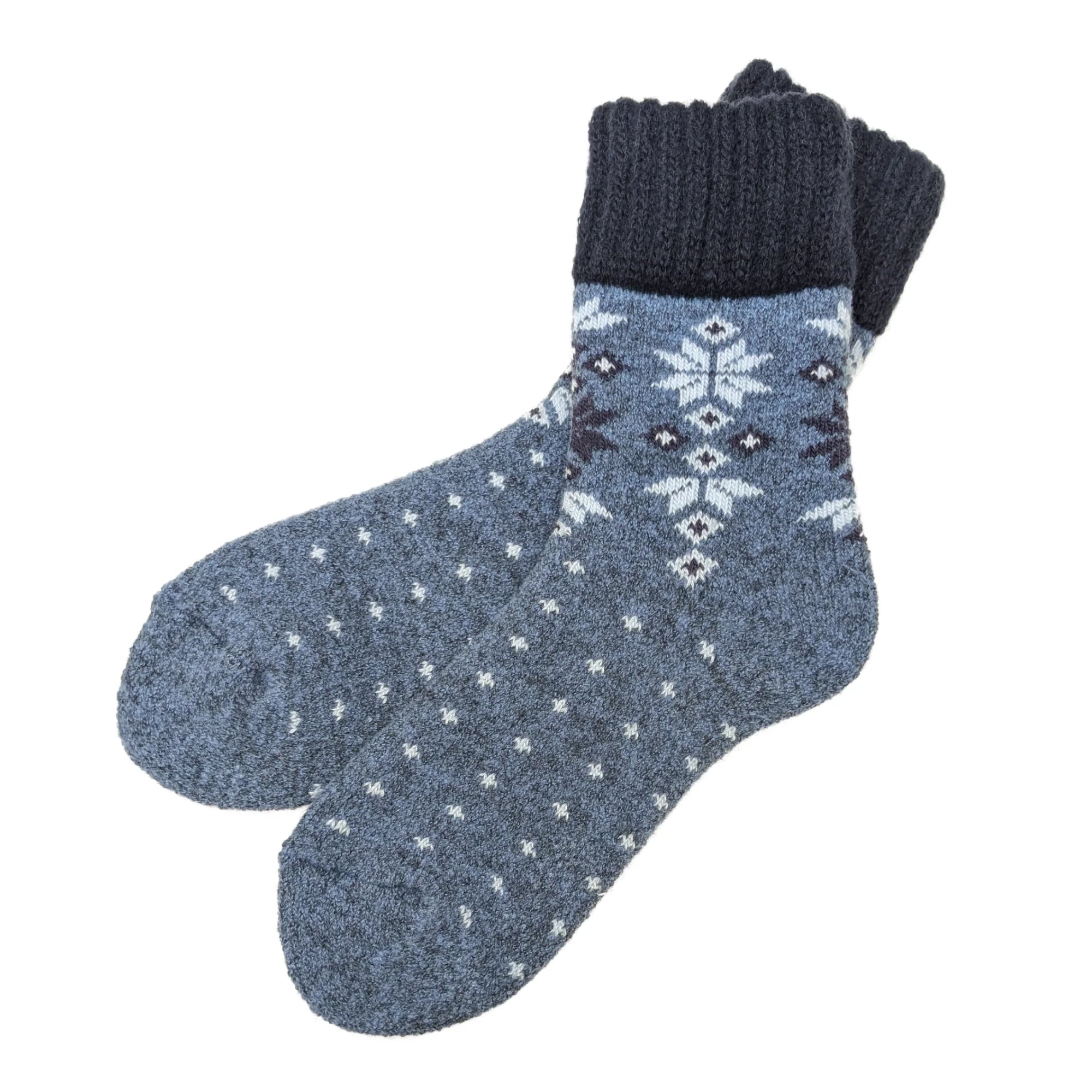 Thermal Nordic Crew Socks with Grips