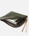 Zip Luxe Wallet - Smooth Moss