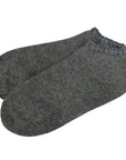 Hamaguri Angora Slipper Socks - L