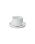 LT Cup and Saucer - White