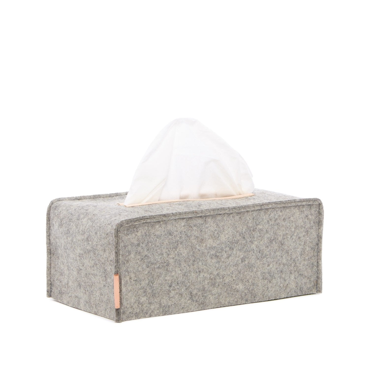 Tissue Box Cover Large - Granite Felt