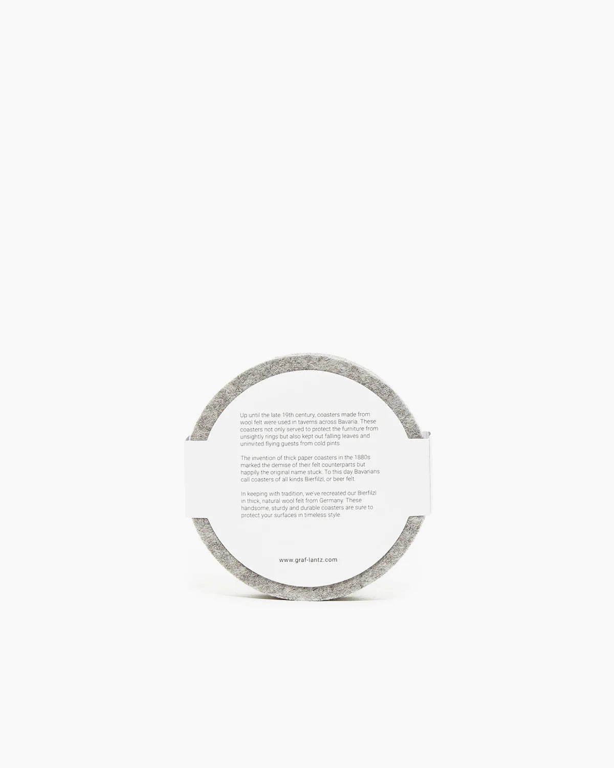 Leather/Wool Felt Coasters - Thumbnail 3