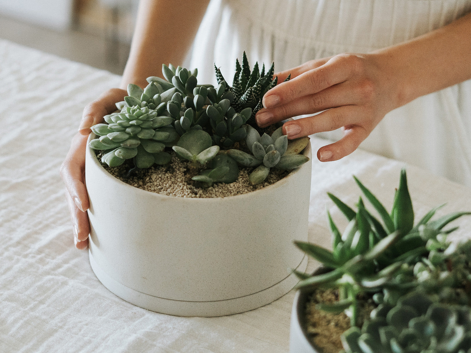 Kinto Plant Pot - Earth Gray