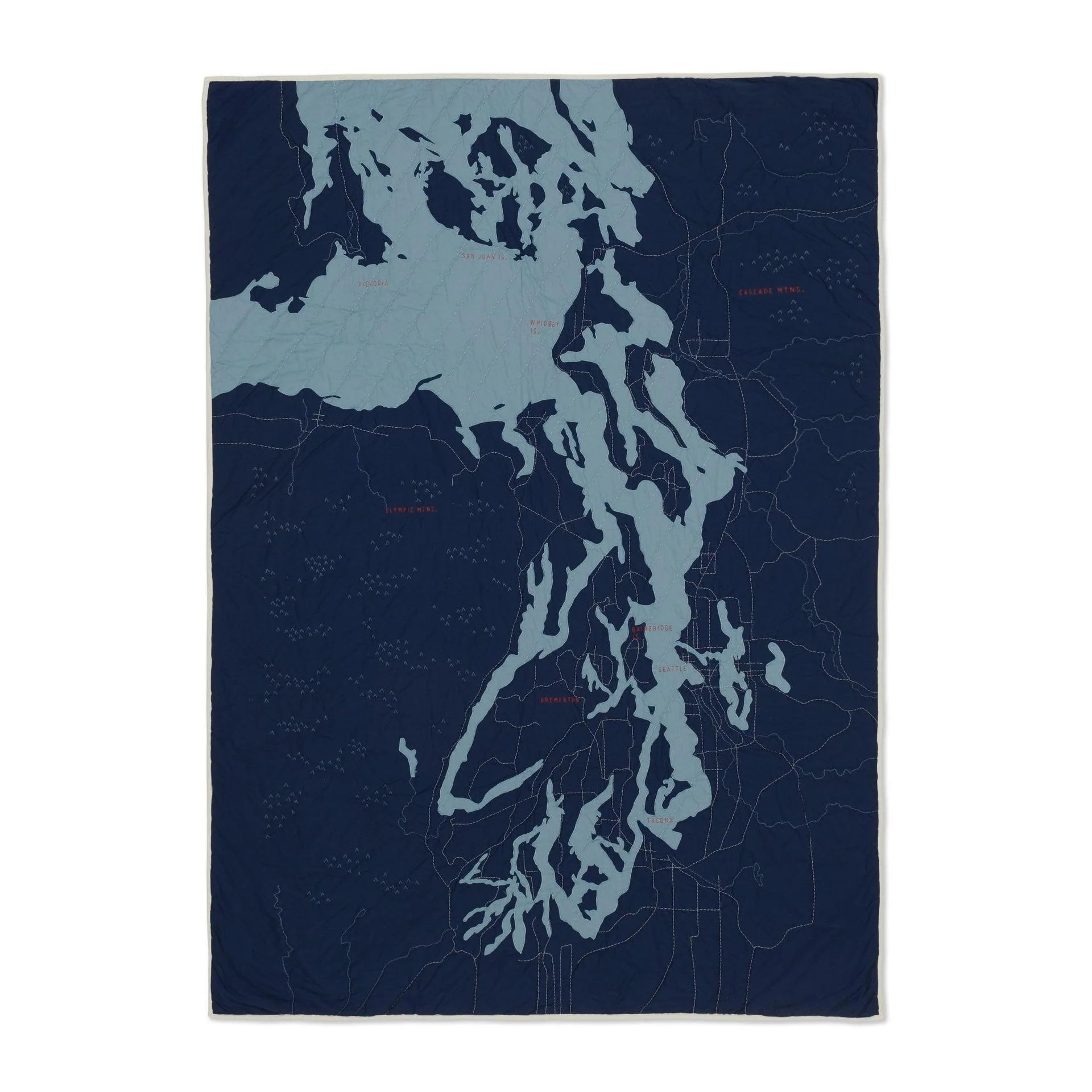 Puget Sound Quilt : NAVY