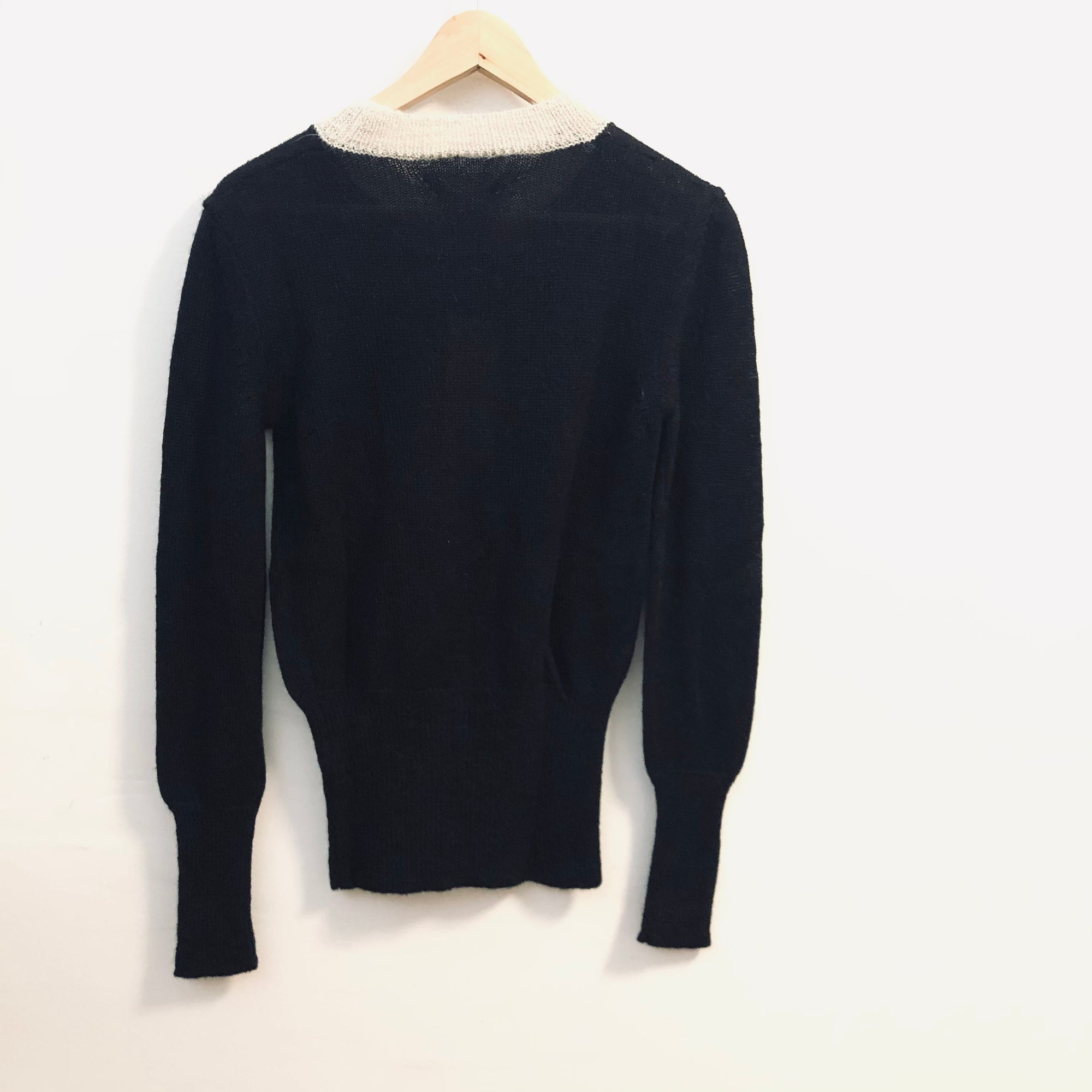 Round Neck Alpaca Sweater