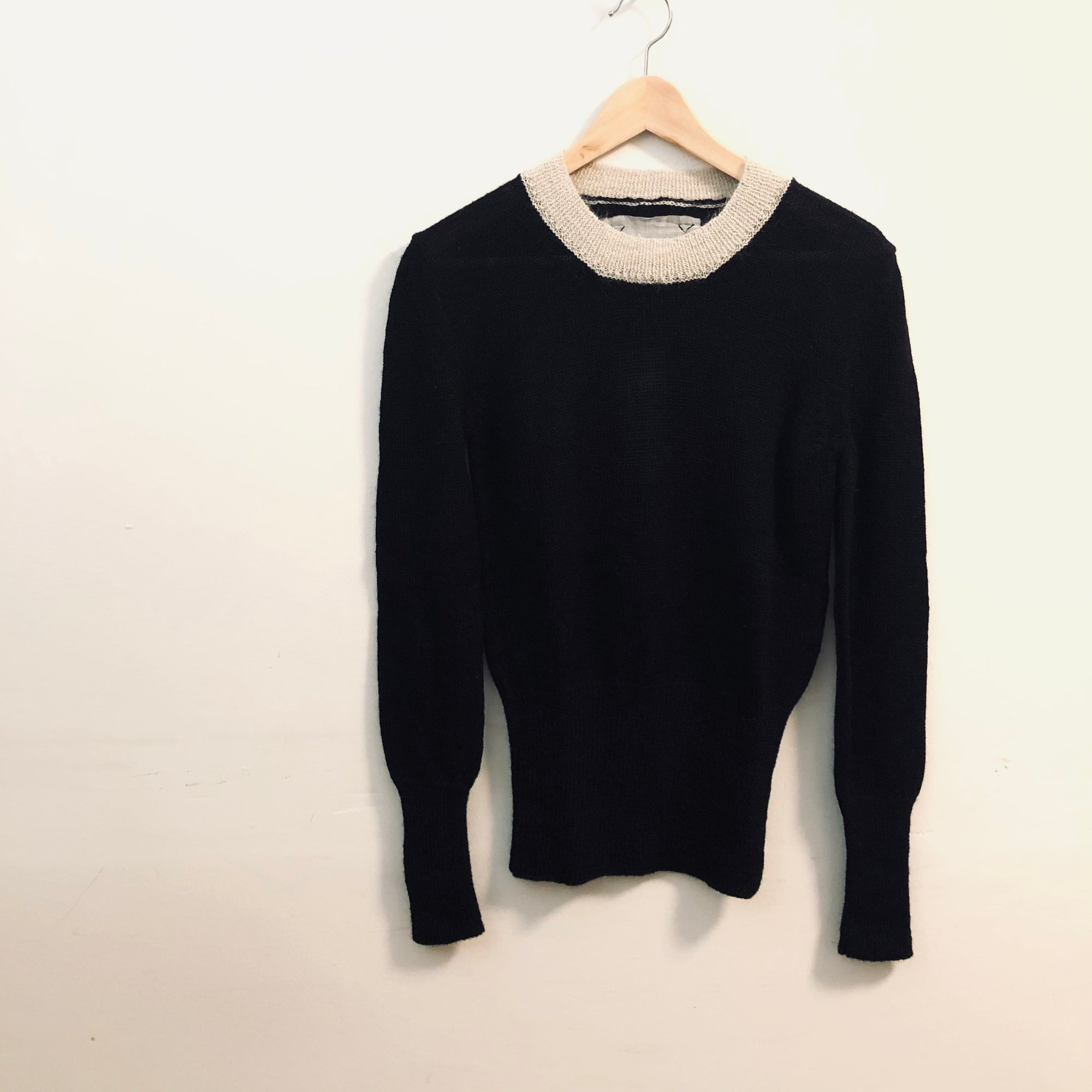 Round Neck Alpaca Sweater